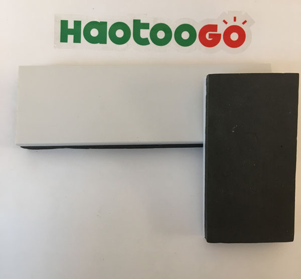 White Sponge Sanding Block Aluminium